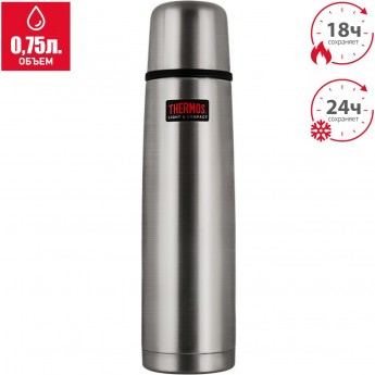 Термос для напитков THERMOS FBB-750 GR0.75L со стальной колбой Термос для напитков THERMOS FBB-750 GR0.75L со стальной колбой